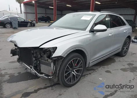2021 Audi Q8 Premium Plus 55 Tfsi Quattro Tiptronic from USA, damaged, VIN WA1EVAF12MD007909